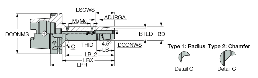 HSK A100 SRKIN16X100 CX