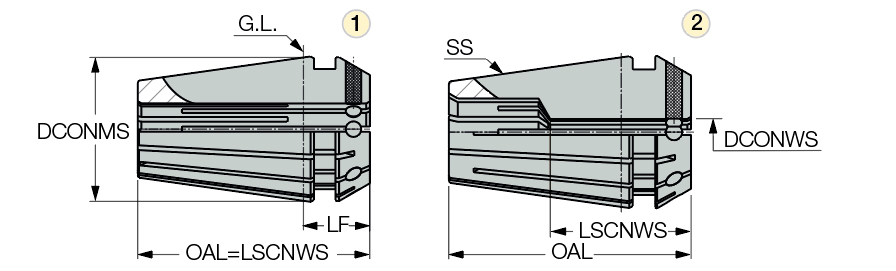 ISCAR Japan | ツーリング > コレット > ERコレット > ER-SEAL-AA